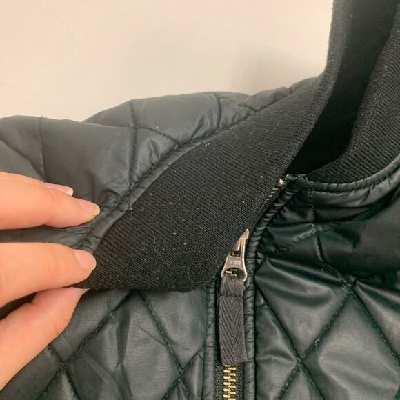 Volcom Flight Jacket Womens S Small Black Full Zip Insulated Quilted Bomber - Picture 10 of 16